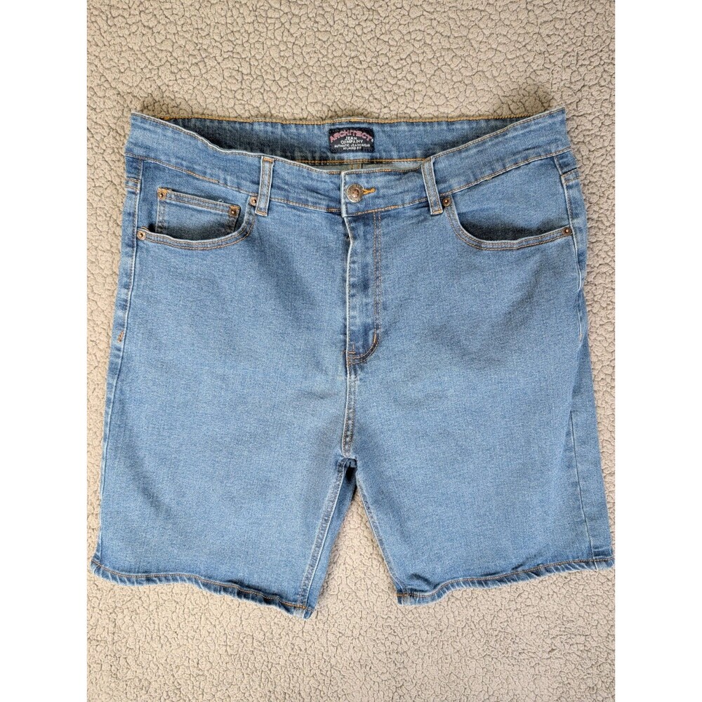 Architect Jean Company Denim Shorts Mens 38 Blue Jorts 8" Inseam Relaxed Fit